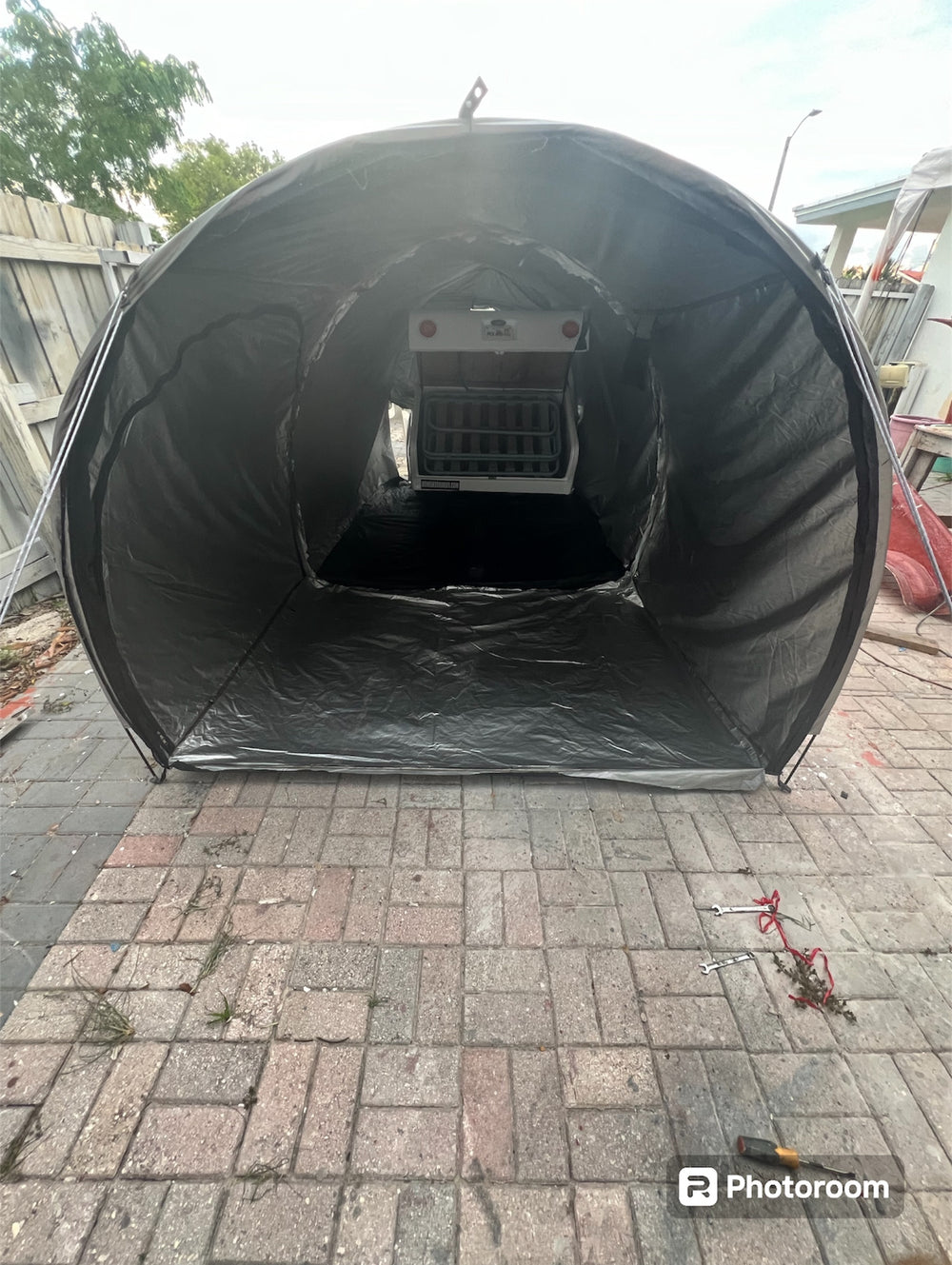 Bed Box Trike Adapter – Full Package (Tent + Solar + Generator)