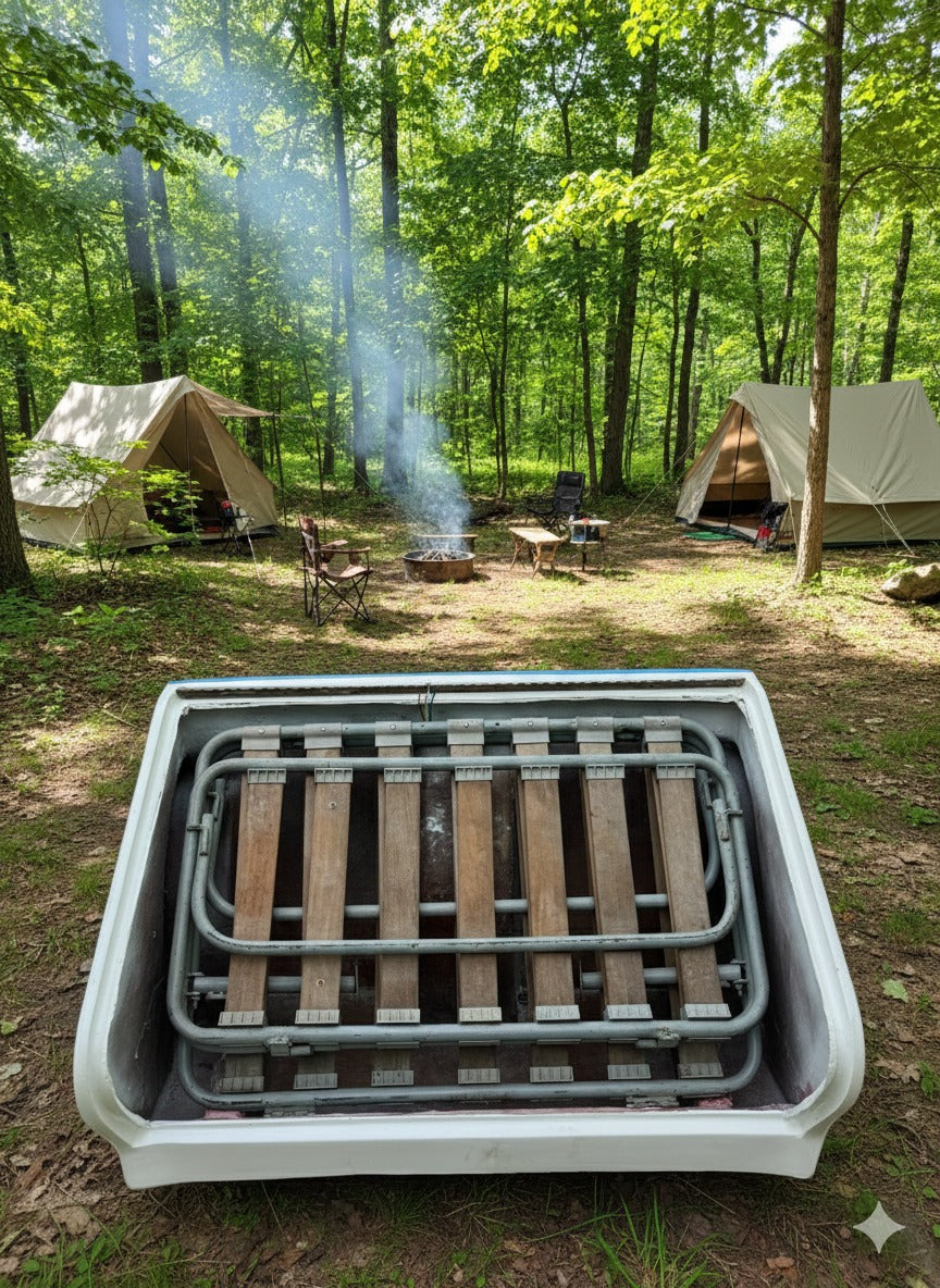 Bed Box Trike Adapter – Full Package (Tent + Solar + Generator)